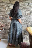 Nonni Gingham Darling Dress Black